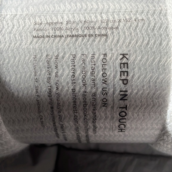 Mark and Graham blanket/throw - Picture 2 of 2